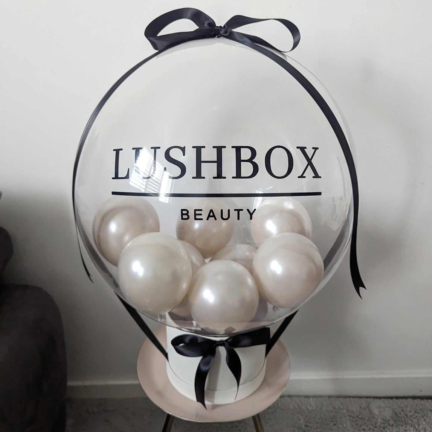 Personalised Bubble Balloon Hat Box