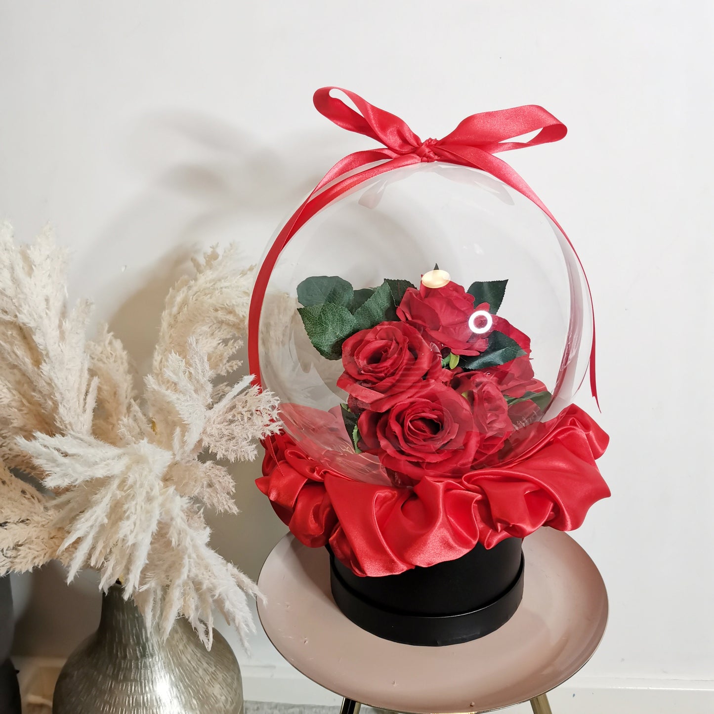 Red Rose Bubble Bouquet