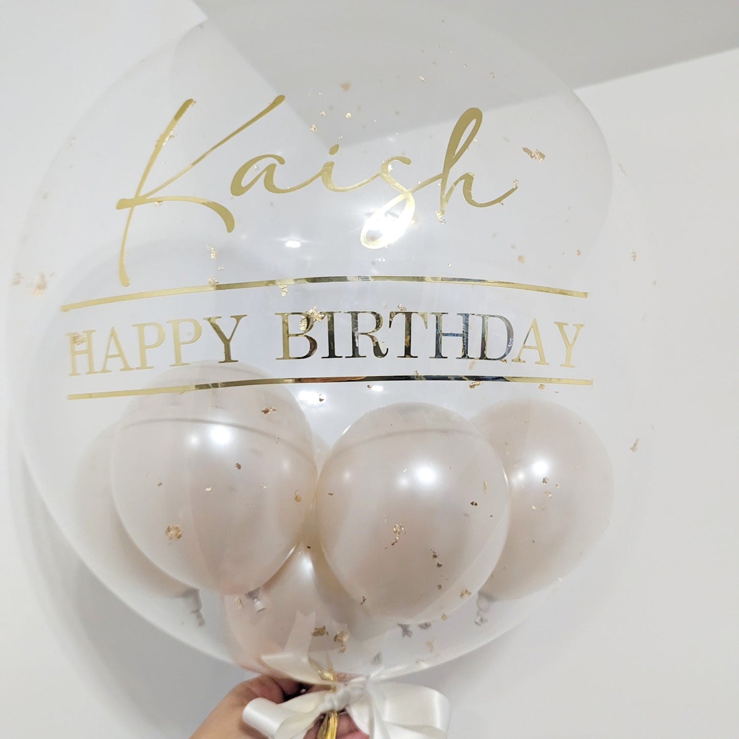 Personalised Helium Bubble Balloon