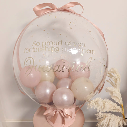 Personalised Bubble Balloon Hat Box