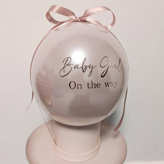 Personalised Glass Bubble Balloon Hat Box